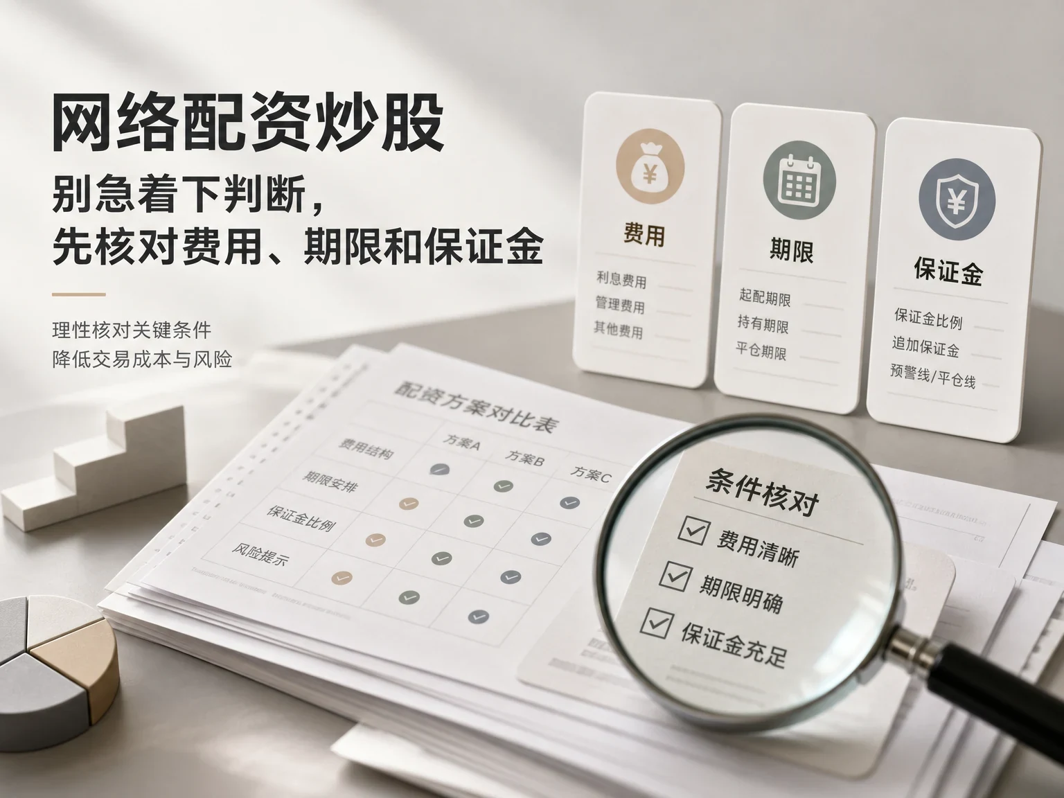 网络配资炒股别急着下判断，先核对费用、期限和保证金 插图