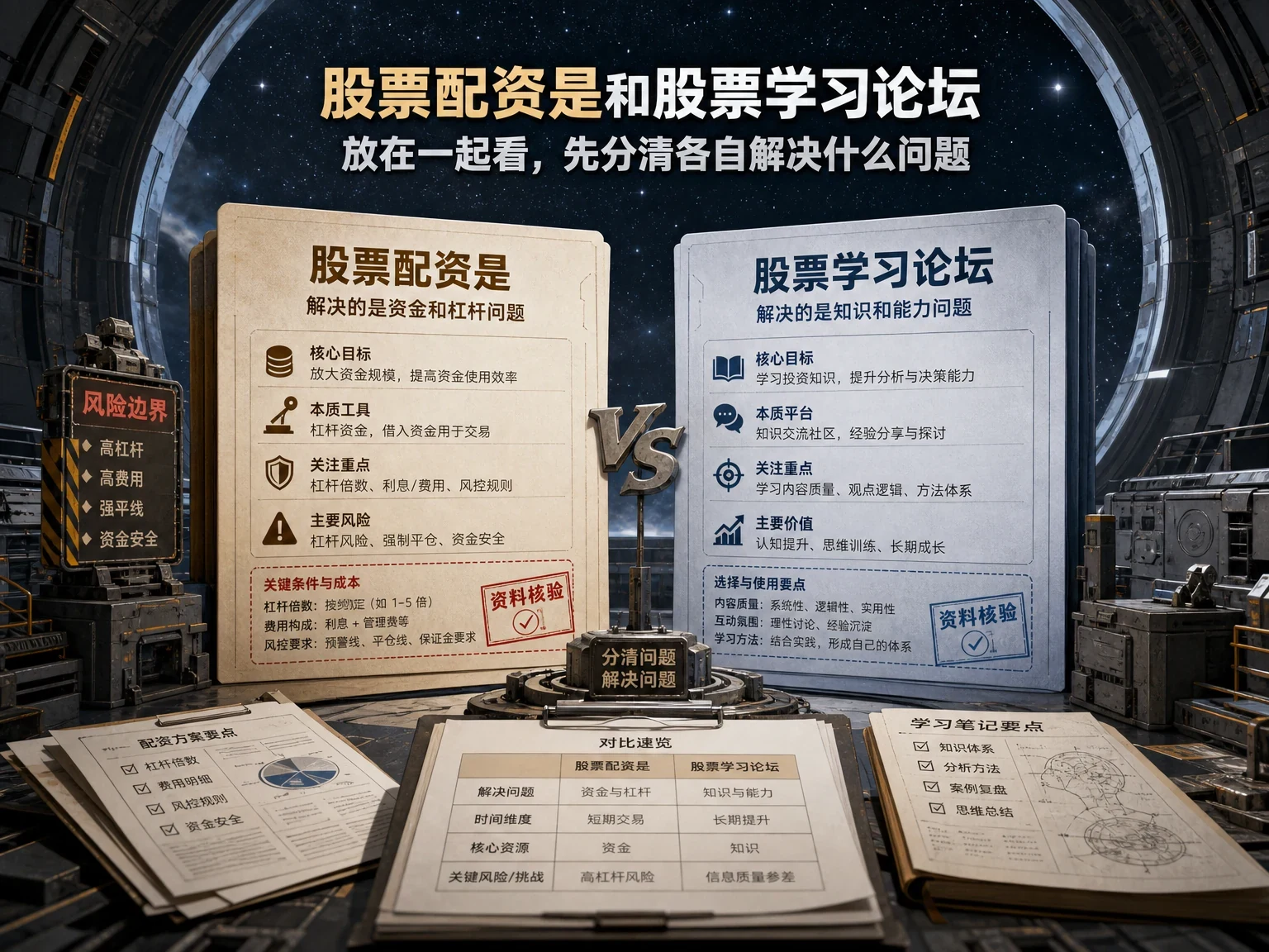股票配资是和股票学习论坛放在一起看,先分清各自解决什么问题 插图