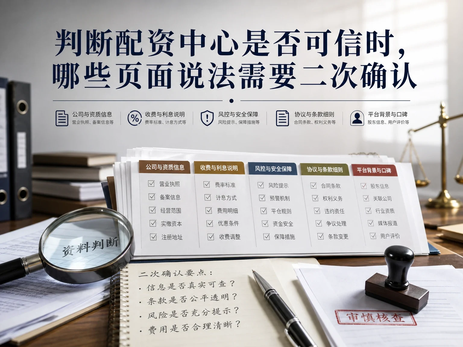 判断配资中心是否可信时,哪些页面说法需要二次确认 插图