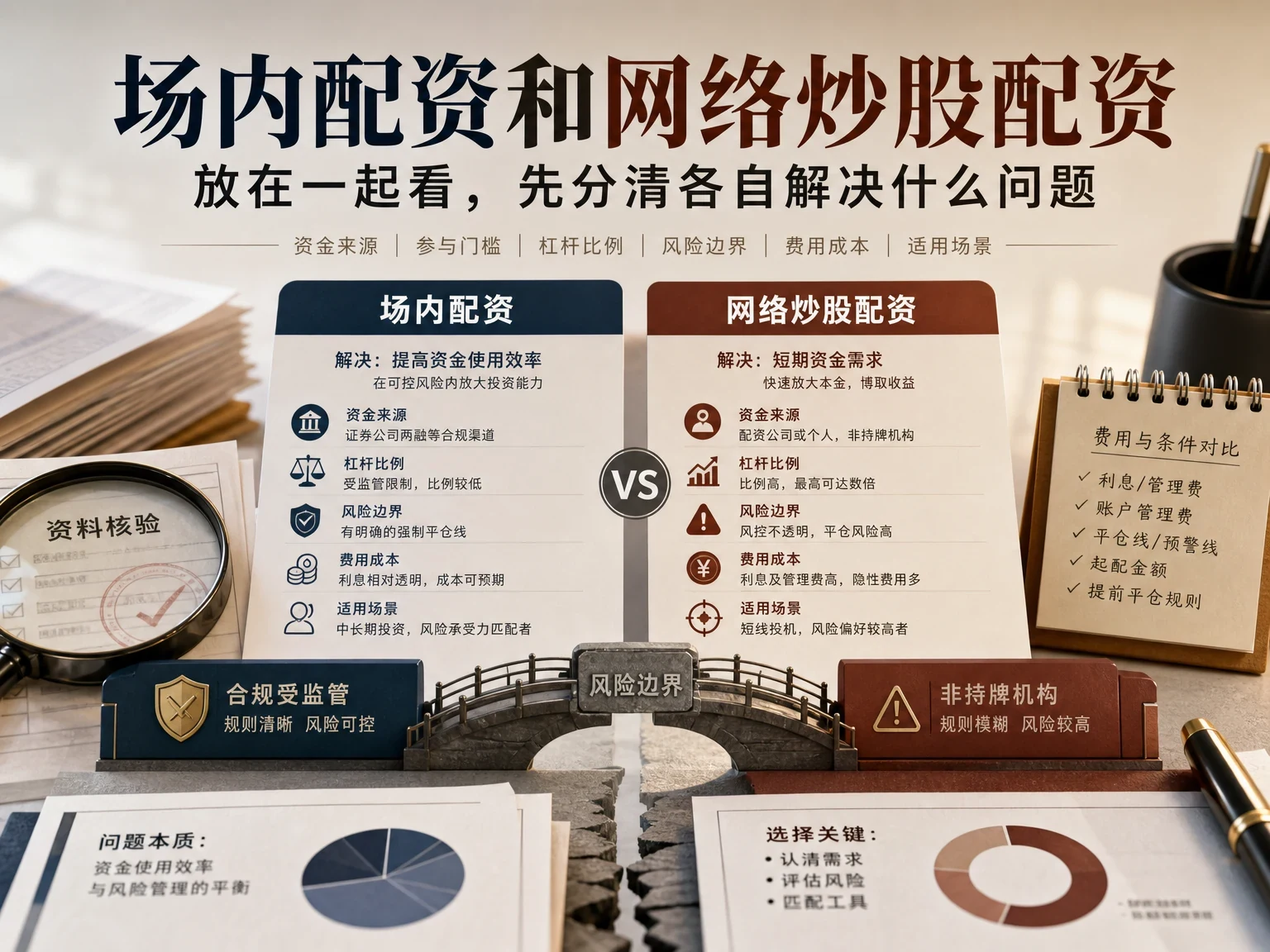 场内配资和网络炒股配资放在一起看，先分清各自解决什么问题 插图