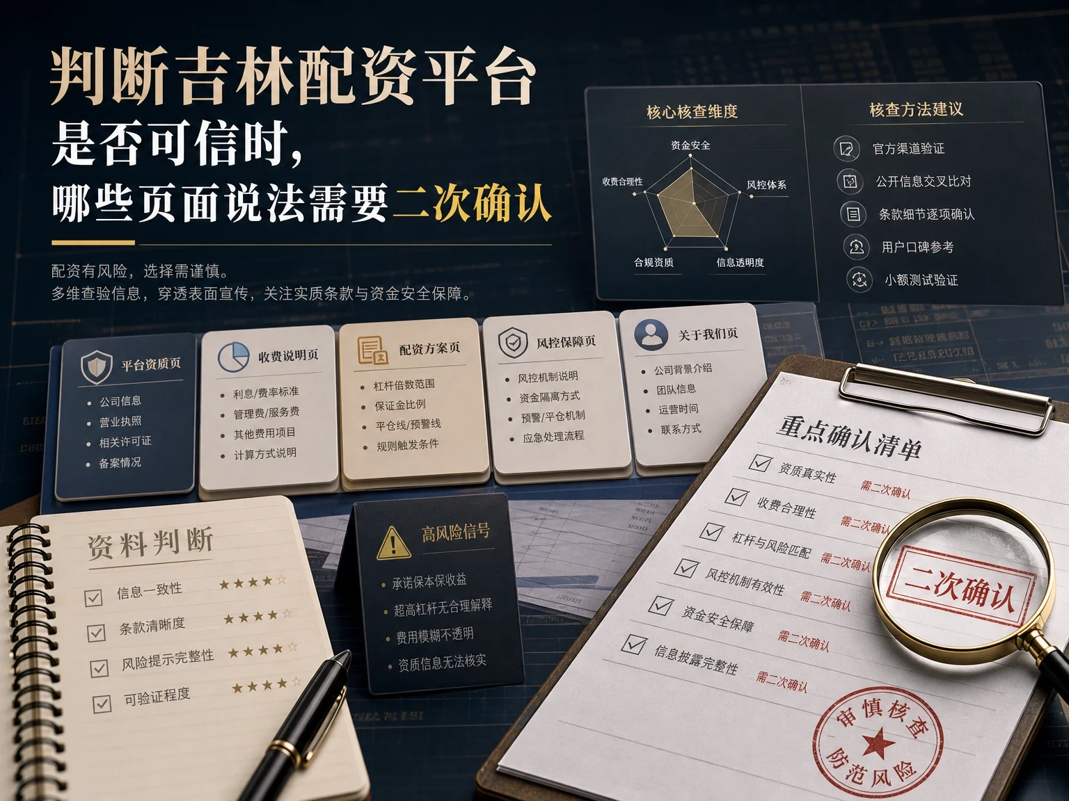 判断吉林配资平台是否可信时,哪些页面说法需要二次确认 插图