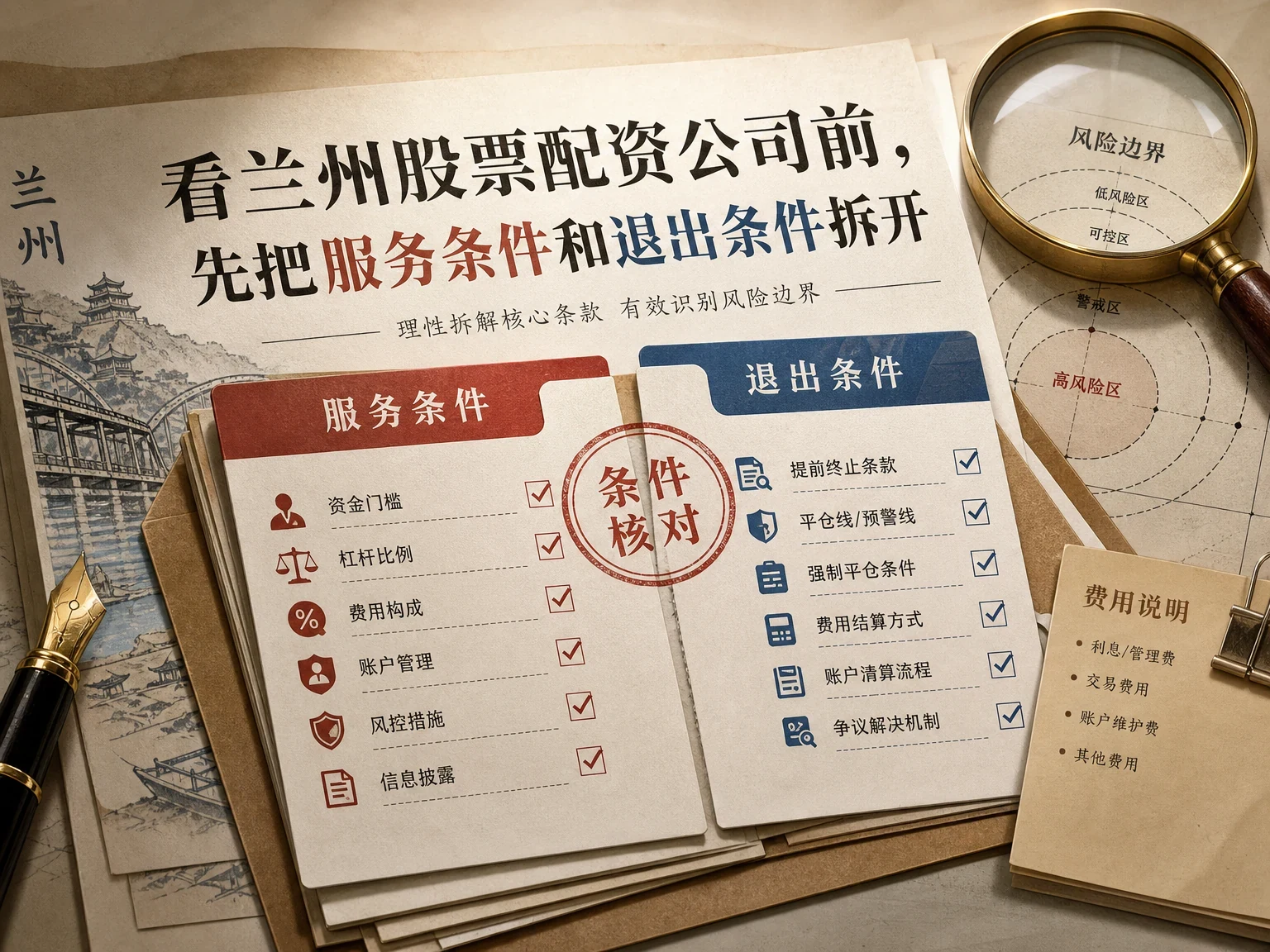 看兰州股票配资公司前,先把服务条件和退出条件拆开 插图