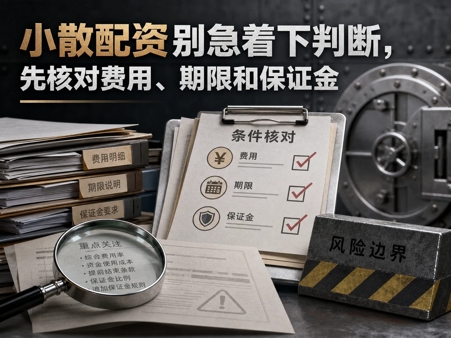 小散配资别急着下判断，先核对费用、期限和保证金 插图