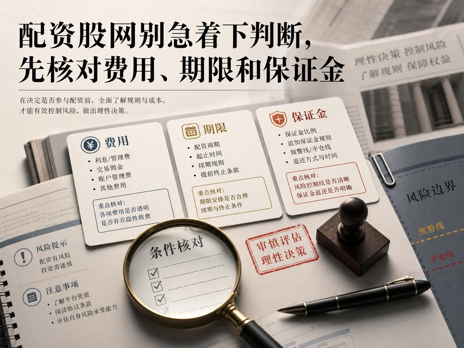 配资股网别急着下判断,先核对费用、期限和保证金 插图